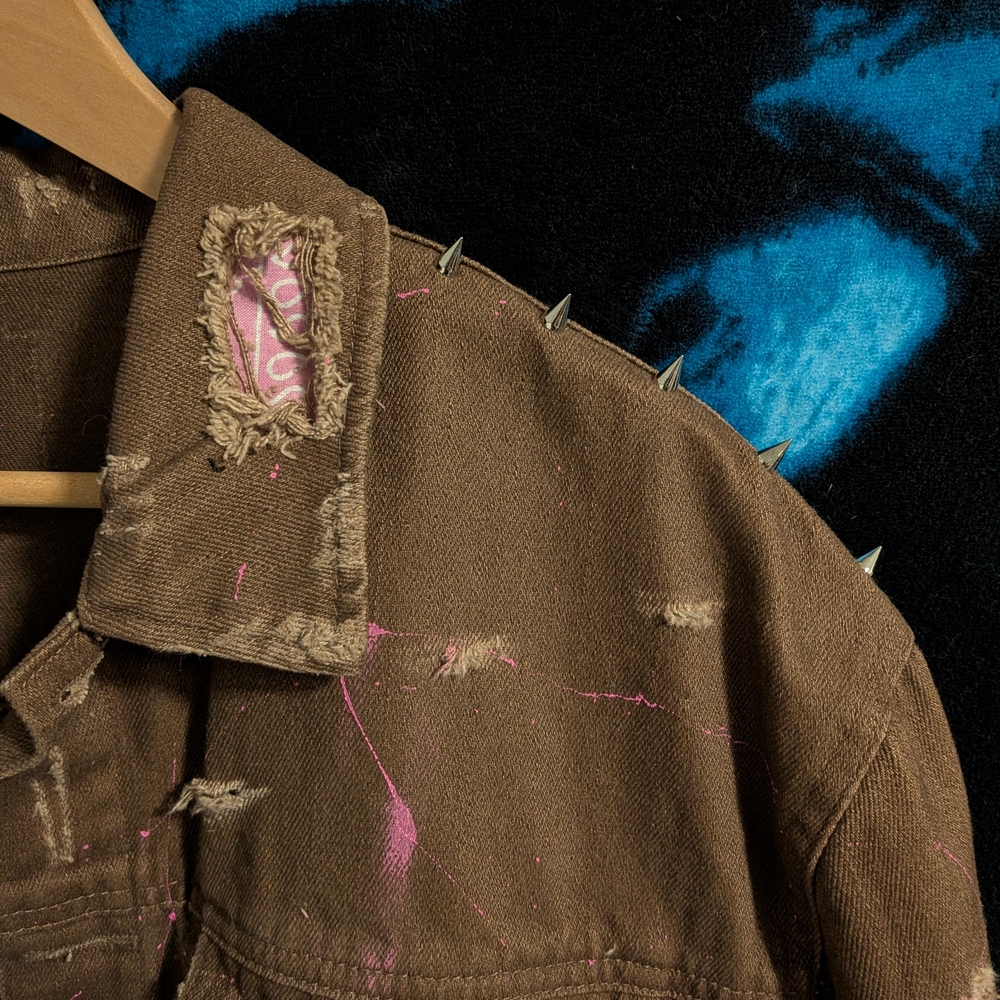 Custom Sewn "WHAM!" Denim Jacket - Picture 3 of 3